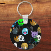 halloween emojis sleutelhanger (Voorkant)
