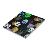 halloween emojis tegeltje (Zijkant)