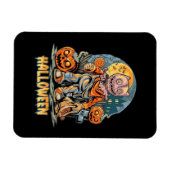 Halloween en Cat Magneet (Horizontaal)