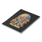 Halloween en Cat Notitieblok (Linkerzijde)