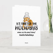 Halloween en halve kerst | Feestdagen Humor Kaart (Achterkant)