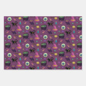 HALLOWEEN EN HERFST CREEPT PATROON INPAKPAPIER VEL (Voorkant 2)