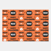 HALLOWEEN EN HERFST PATROON INPAKPAPIER VEL (Voorkant)