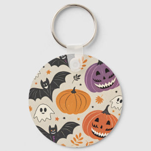 Halloween en herfst patroon sleutelhanger