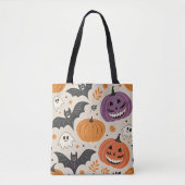 Halloween en herfst patroon tote bag (Voorkant)