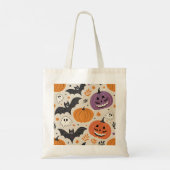 Halloween en herfst patroon tote bag (Achterkant)