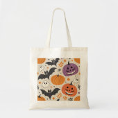 Halloween en herfst patroon tote bag (Voorkant)