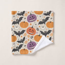 Halloween en herfst patroon washandje