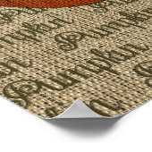 Halloween en Herfst Pumpkin Poster Art (Hoek)