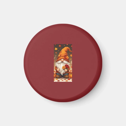 Halloween en herfst wenskaart magneet (Voorkant)