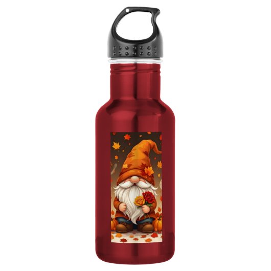 Halloween en herfst wenskaart waterfles (Voorkant)