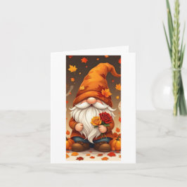 Halloween- en herfstgroetekaart kaart