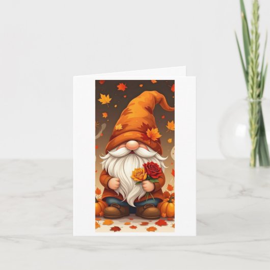 Halloween- en herfstgroetekaart kaart (Voorkant)