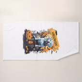 HALLOWEEN EN HOND BADHANDDOEK (Badhanddoek)