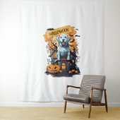 HALLOWEEN EN HOND WANDKLEED (In situ)