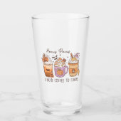 Halloween en koffie glas (Voorkant)