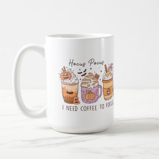 Halloween en koffie koffiemok (Links)