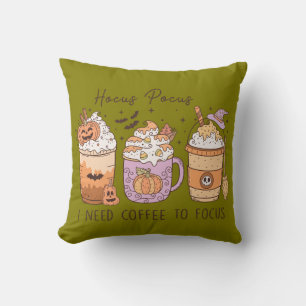 Halloween en koffie kussen