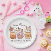 Halloween en koffie papieren bordje (Feest)