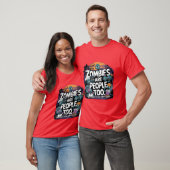 Halloween en zombies grappig Halloween grappig T-shirt (Unisex)