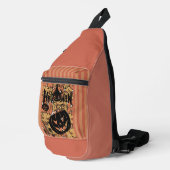 Halloween en Zwarte Pompoenen Print Knip Naai Tas (Rechterhoek)