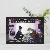 Halloween Enchantment Wedding - Samen met Kaart (Staand voorkant)