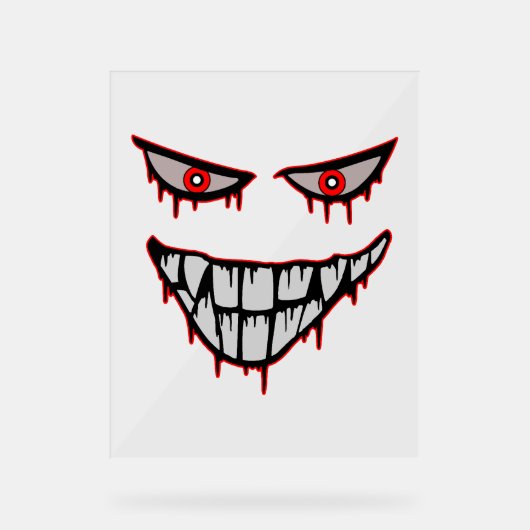 Halloween - eng acryl bord (Voorkant)