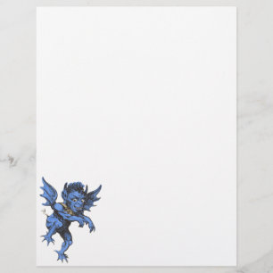  Halloween, eng Evil Gargoyle Demon Flyer