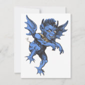  Halloween, eng Evil Gargoyle Demon Kaart (Voorkant)