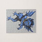 Halloween, eng Evil Gargoyle Demon Legpuzzel (Horizontaal)