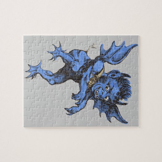  Halloween, eng Evil Gargoyle Demon Legpuzzel (Horizontaal)