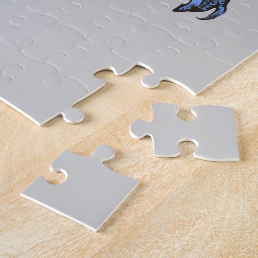 Halloween, eng Evil Gargoyle Demon Legpuzzel (Zijkant)