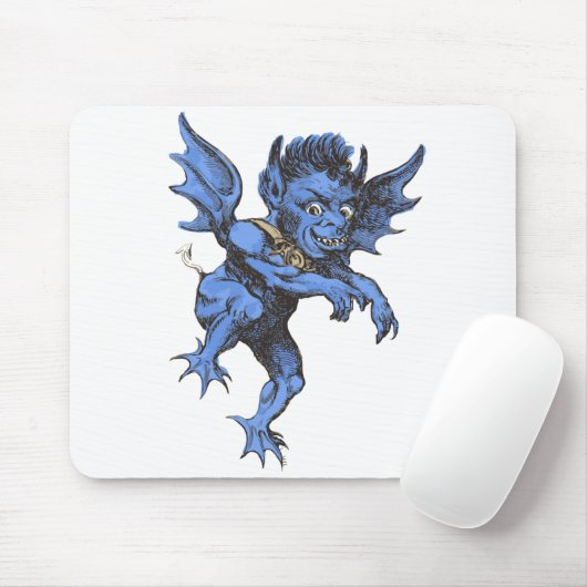  Halloween, eng Evil Gargoyle Demon Muismat (Met muis)