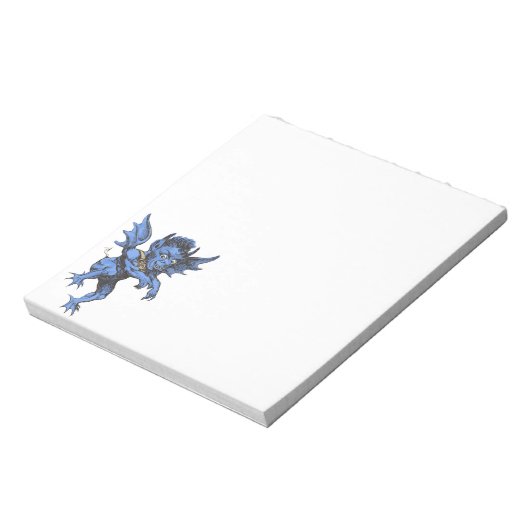  Halloween, eng Evil Gargoyle Demon Notitieblok (Linkerzijde)