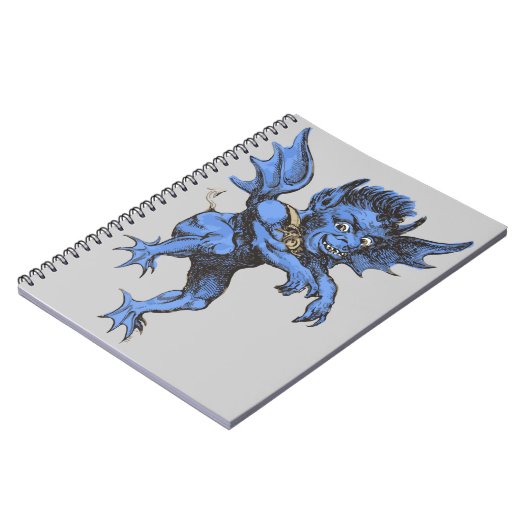  Halloween, eng Evil Gargoyle Demon Notitieboek (Linkerzijde)