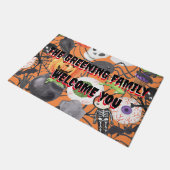 Halloween eng griezelig outdoor decor deurmat (Schuin)