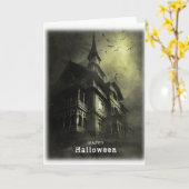 Halloween eng house kaart (Gele Bloem)