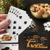 Halloween eng nacht pokerkaarten (Insitu)