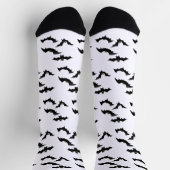 Halloween eng Spooky Flying Bats Patroon Sokken (Top)