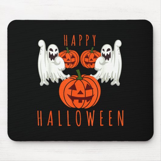 Halloween eng spooky pompoen geest muismat (Voorkant)