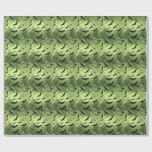 🦇 Halloween - eng 😱 toxisch groen Cadeaupapier (Vlak)