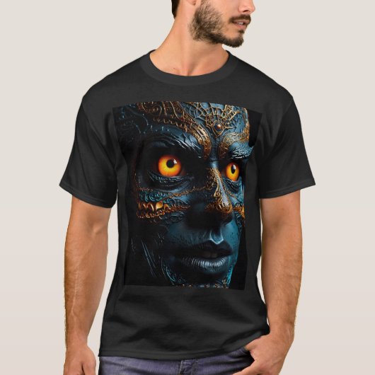 Halloween enge 3d monster t-shirt (Voorkant)