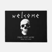 Halloween enge angst horror welkom Sjabloon Deurmat (Voorkant)