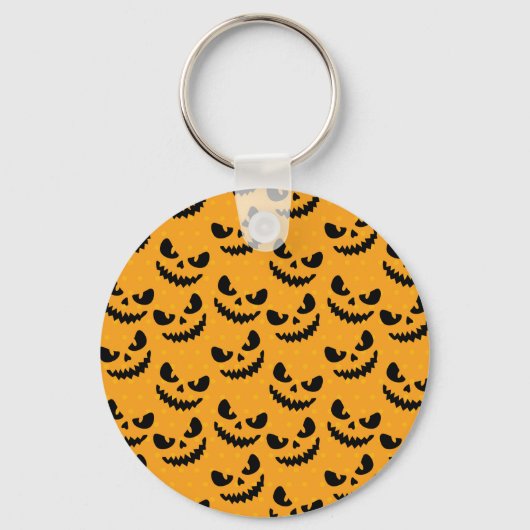 Halloween: enge gezichten, stijl. sleutelhanger (Voorkant)