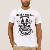HALLOWEEN ENGE GRAPPIGE CLOWN T-SHIRT (Voorkant)