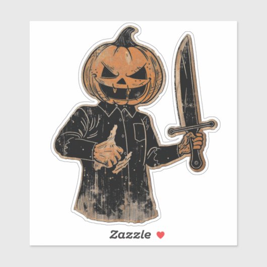  Halloween Enge Jack Spooky Seizoen Sticker (Vel)