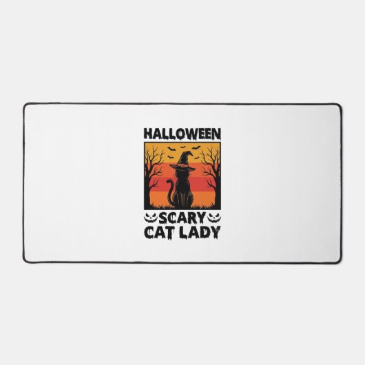 Halloween Enge Kattenvrouw Vintage Gravure Shirt D Bureaumat (Voorkant)