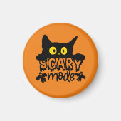 Halloween enge modus bang kat magneet (Voorkant)