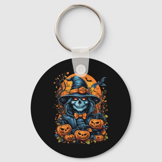 Halloween enge nacht Halloween kostuum Sleutelhanger (Voorkant)