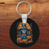 Halloween enge nacht Halloween kostuum Sleutelhanger (Voorkant)